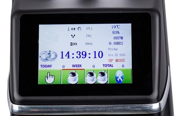 1500rpm Touch Screen Coffee Grinder Temperature Monitoring Display Coffee Mill Grinder