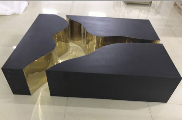 Современная белая черная краткость 1100x700x340 металла дизайнов журнального стола нержавеющей стали