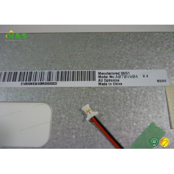 Normally White A070VW04 V4 AUO LCD Panel / Portable DVD player 7 lcd screen