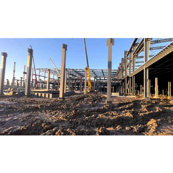 オーダーメイド プリファブ 鋼筋構造住宅 Q235 Q345B 鋼筋構造棚 建設工房