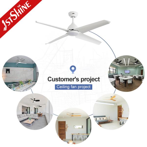 Energy-Saving Dimmable LED Ceiling Fan with Remote Control for Cooling and Lighting