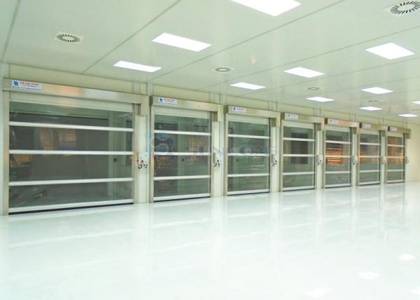 1.2mm PVC Thick Industrial High Speed Door Rollup Garage Doors Outside