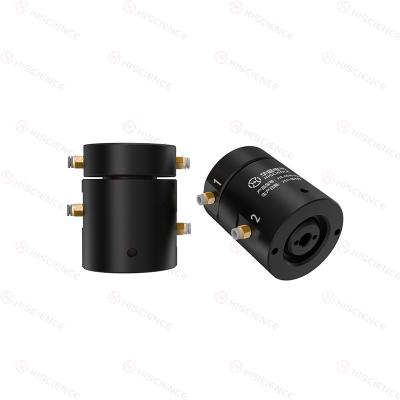 Low Friction Pneumatic Rotary Joints 2 Circuits M5 Ports Rotary Union Hydraulic