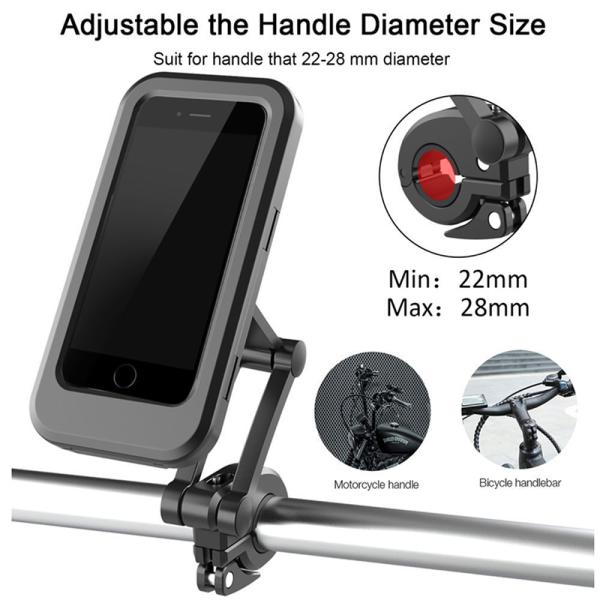 25mm Handlebar Motorcycle Phone Holder
