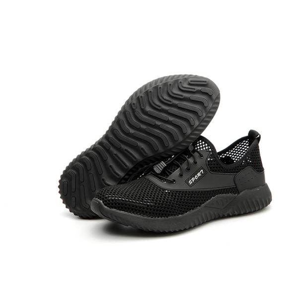 Шэньцзий спортивные мужские ботинки Fly тканевой ткани резиновой подошвы антиразрыв стальной ножки антипрокол плюс кевларные ботинки безопасности