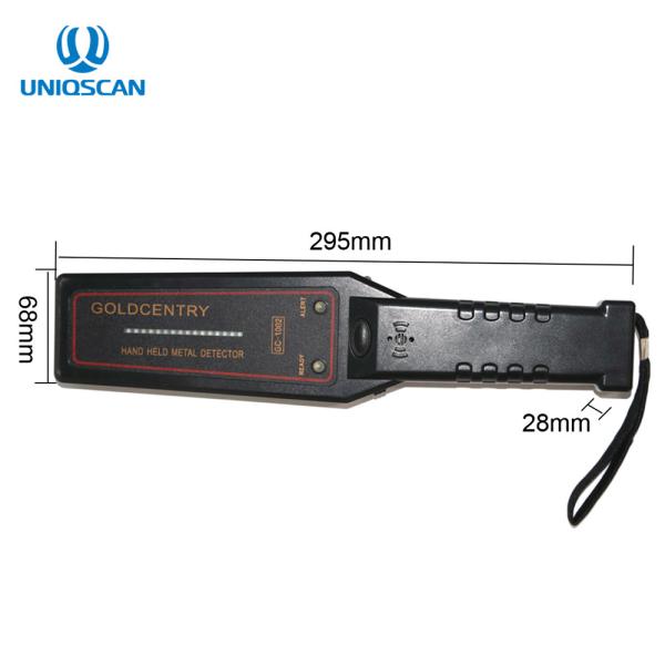 High Sensitivity Hand Held Body Scanner LED Light Bar For Security Checking