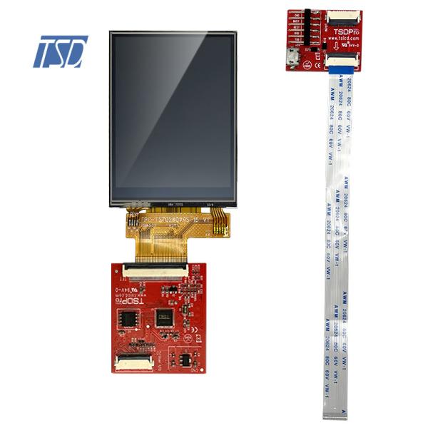 20pin 2,8 relação Resistive de UART do tela táctil da exposição HMI do módulo de TFT LCD
