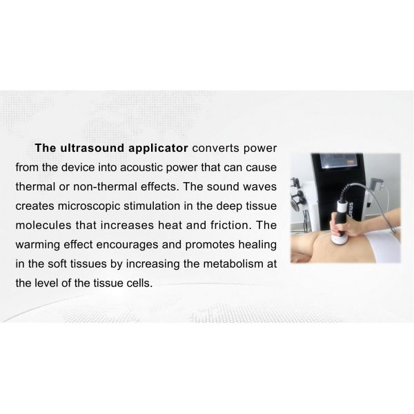 3 In 1 Teacr Shockwave Ultrasound Professional Therapy Solution With Adjustable Pressure, High-Frequency Sound Waves, Advanced Physio Device For Pain Management