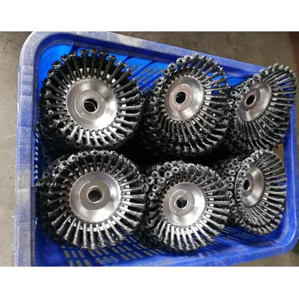 Grass Removal Steel Wire Weed Brush 200MM OD For Brush Cutters Machine