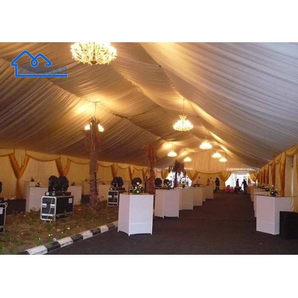 Could Custom Luxury White Indoor Party Tent With Linings And Curtains 0n