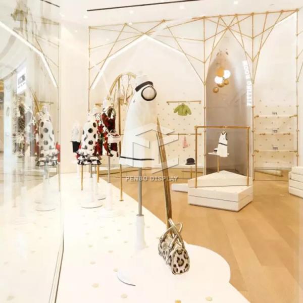 Monomer Design Retail Clothing Shop Rack Display EPE Foam Packaging