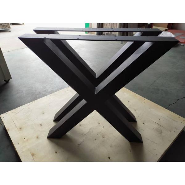 X-Shape Steel Industrial Table Base for Modern Iron Dining or Coffee Table Structure