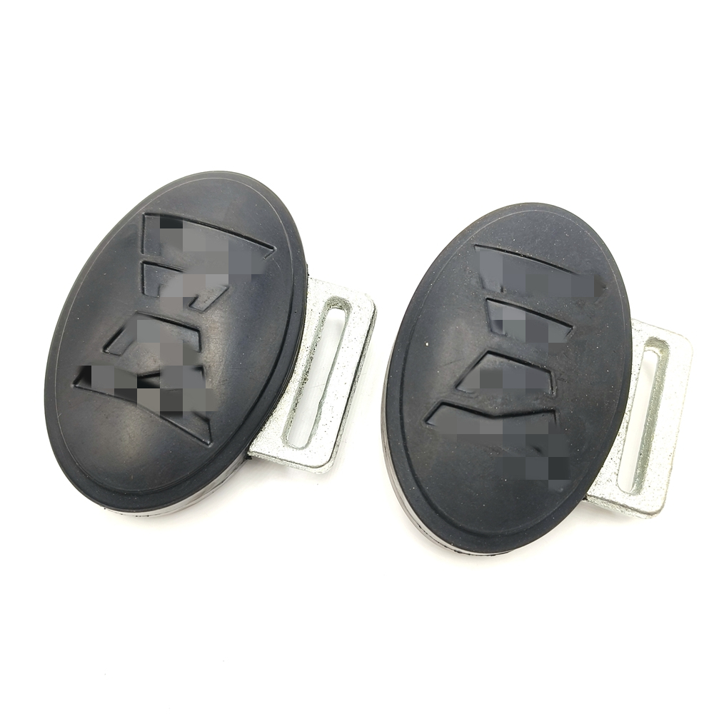 Black Rubber Metal Parts Custome Size 90 Shore Rubber Metal Bonded Products