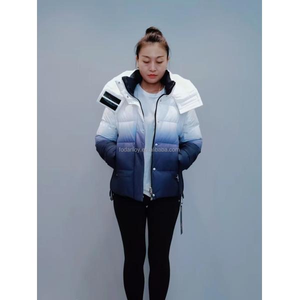 FODARLLOY F21377 Ladies Warm Hooded Cotton-padded Clothes Women Slim Long Winter Jackets Women Coats