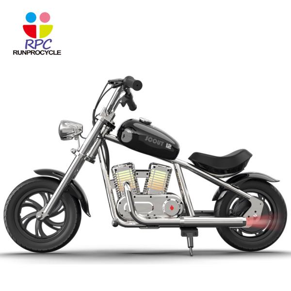 60 kg Max Loading Kids Veículo de brinquedo de motocicleta elétrica com sistema de travagem traseiro