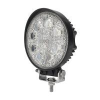Lumière de travail LED ronde étanche à l'eau LED Auxiliaire 24W Avec boîtier en aluminium coulé