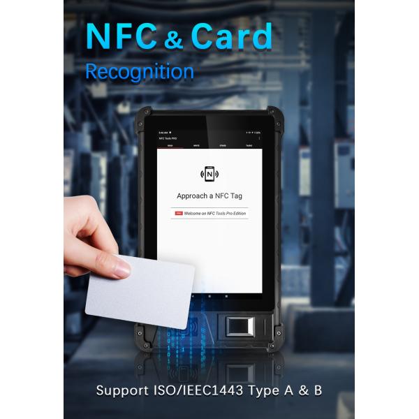Ядр 2.0GHZ квадрацикла ПК MTK6761 планшета отпечатка пальцев андроида LTE4G NFC RFID изрезанное