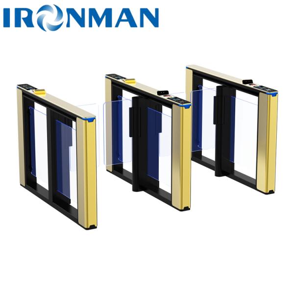 Most Popular Swing Gate Turnstile of Optical Speedgate Face Recognition for Supermarket