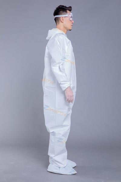 Personal Protective 55GSM Microporous SF Waterproof Coverall
