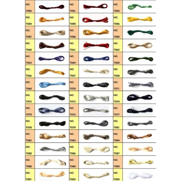 O narcótico tingiu o fio de gerencio SD da microplaqueta 100D/144F pura do fio do POY do poliéster