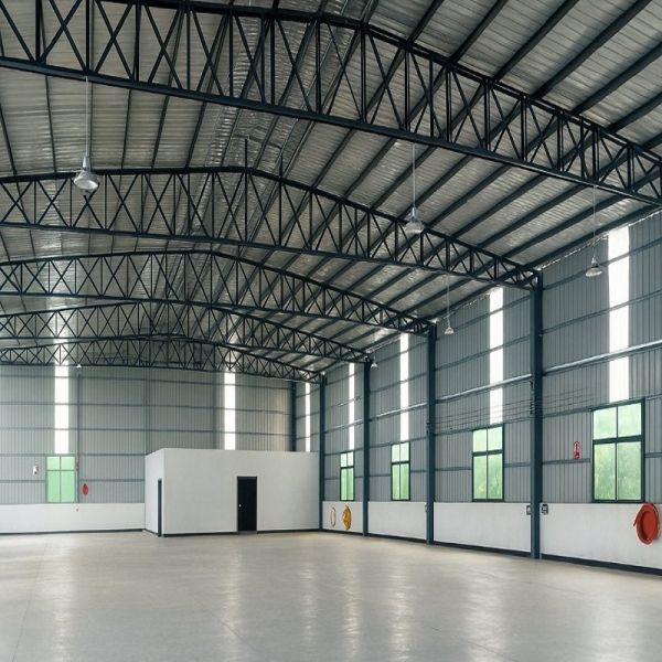 Large Span Workshop Prefab Light Steel Structure Warehouse Poultry House Steel Shed Hangar