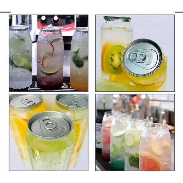 EOE 202# 52MM 300ml Clear Plastic Beverage Cans