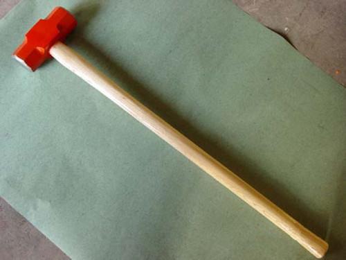 8LB Carbon Steel Materials American Type Sledge Hammer with Wooden/Plastic Handle  (XL0120)