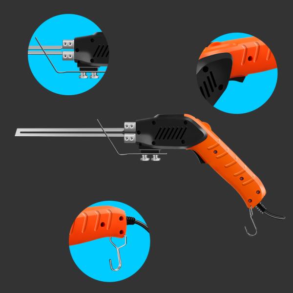 250mm Hot Wire Knife Foam Cutter Handheld Air Cooling 250W