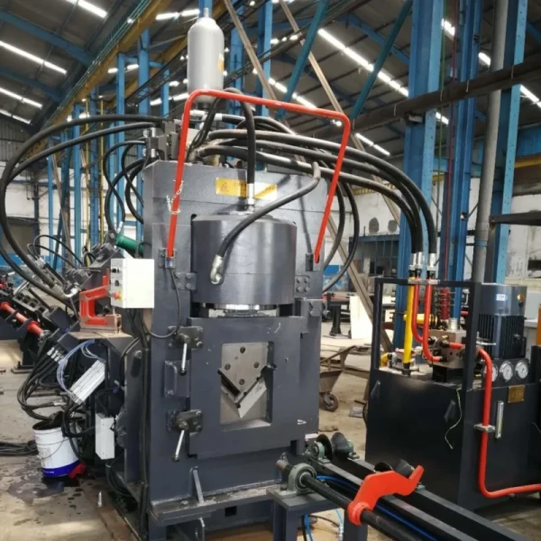 Advanced Cnc Computer Numerical Control Angle Punching Machine Precision Engineering