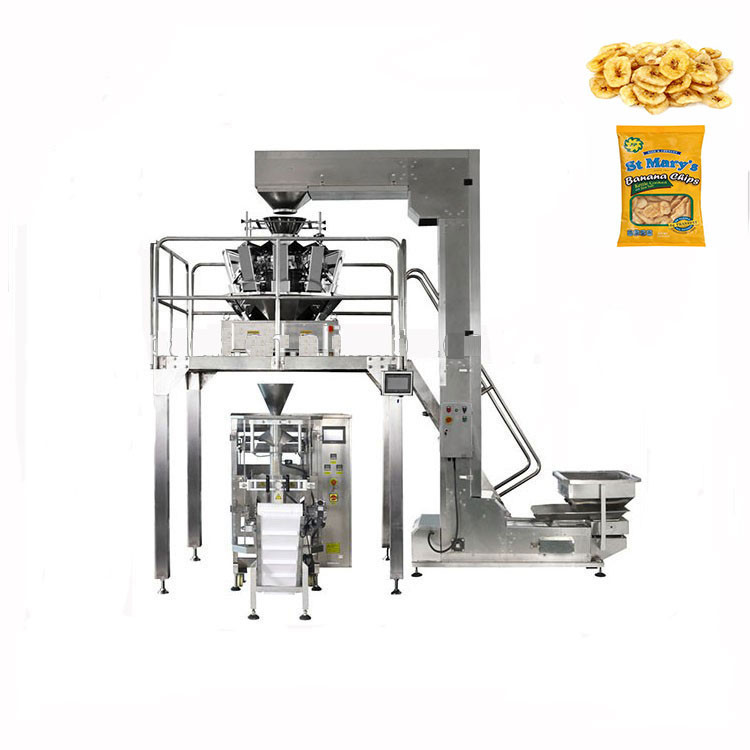 Банан Яблока Weigher 10 голов откалывает машину упаковки