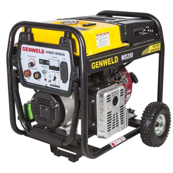 Генератор GENWELD WD200A портативный дизельный, домашний дизельный генератор с силой выхода AC 2.0Kw