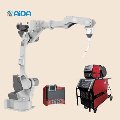 Braço de solda robótico industrial para fabricação de aço estrutural