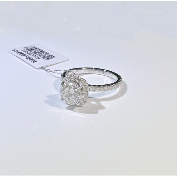 Customized 18K Gold Cluster Diamond Ring IGI GIA Lab Grown Diamond for Engagement Wedding or Banquet Fine Jewelry for Women