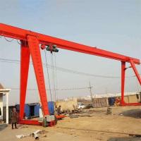Utilisation industrielle sur rail en acier de la grue de portique 0.8/8m/Min Speed For Heavy Duty