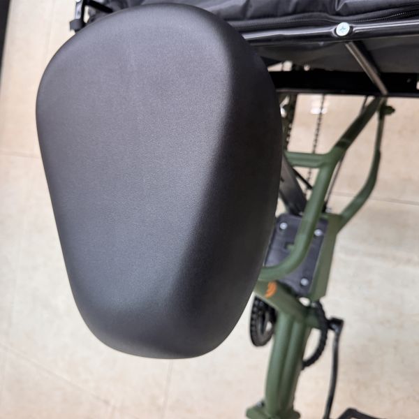 Lightweight Electric Trike Multifunctional Military Green Disc Brake System + LED Headlight