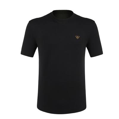 Cotton Crewneck Custom Men'S T Shirts Anti Shrink Printed 230gsm