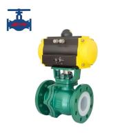 Valve à bille pneumatique à flèche à débit bilatéral avec type à eau moyenne