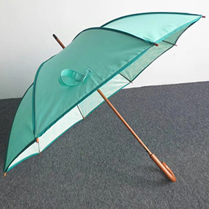 46 Inch Automatic Wooden Handle Umbrellas 8 Panel Wooden Pole Umbrellas