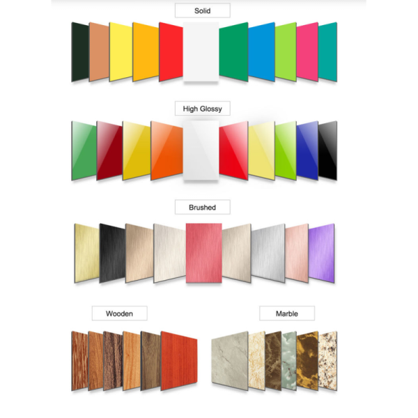 2-6mm Timber Stone Teak Wood Texture Aluminum Composite Panels For Wall Cladding And Interior Design