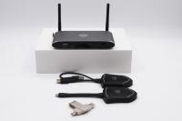 Écran sans fil de Chromecast partageant le système visuel sans fil de présentation du dispositif RS232