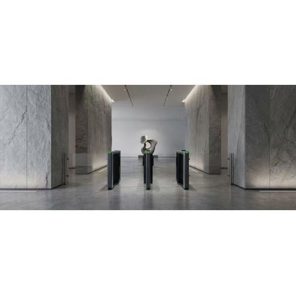 DC Brushless Motor Efficient Access Control Revolving Swing Gate for Office Buildings