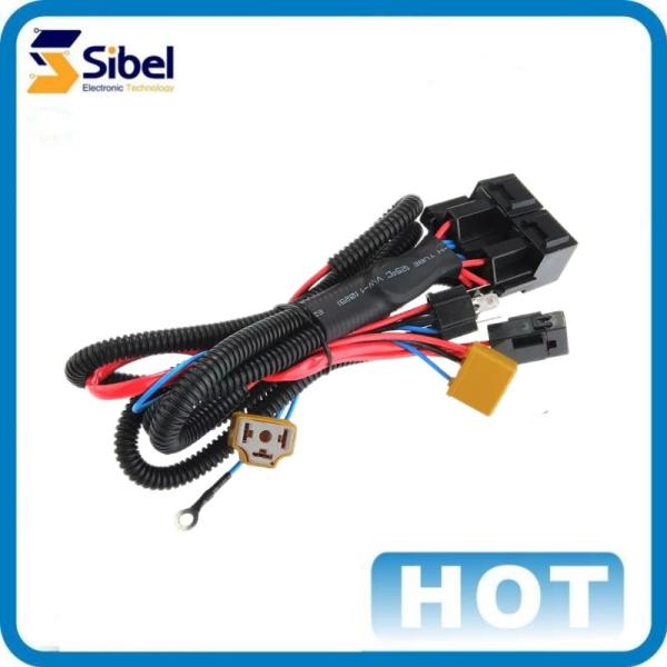 Customized Auto Electrical Wire Harness Automotive Head Lamp Cable Assembly For Car headlight wiring harness