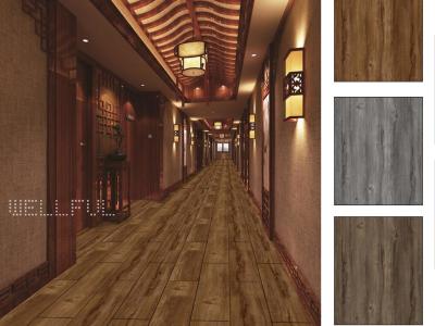 Decorative PVC Vinyl Flooring Roll For SPC Interlock Floor