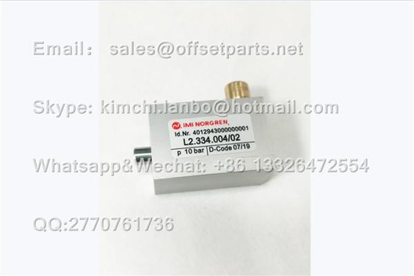 L2.334.004 /02 Pneumatic Cylinder SM74 SM52 Offset Press Replacement Printing Machine Spare Parts