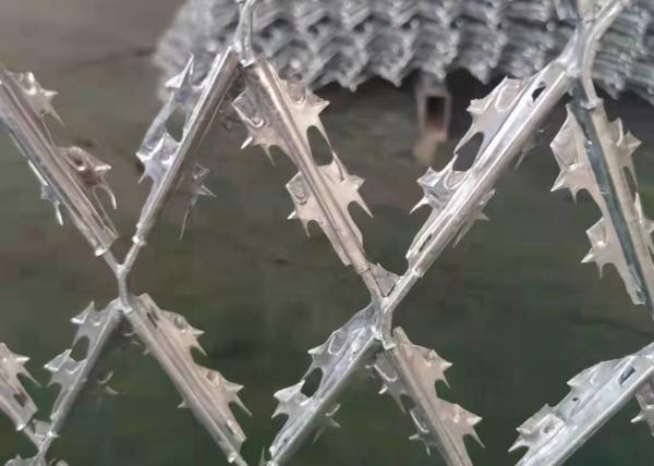 CBT 65 Razor Blade Wire Fence Hot Dipped Galvanized 0.5mm Thickness