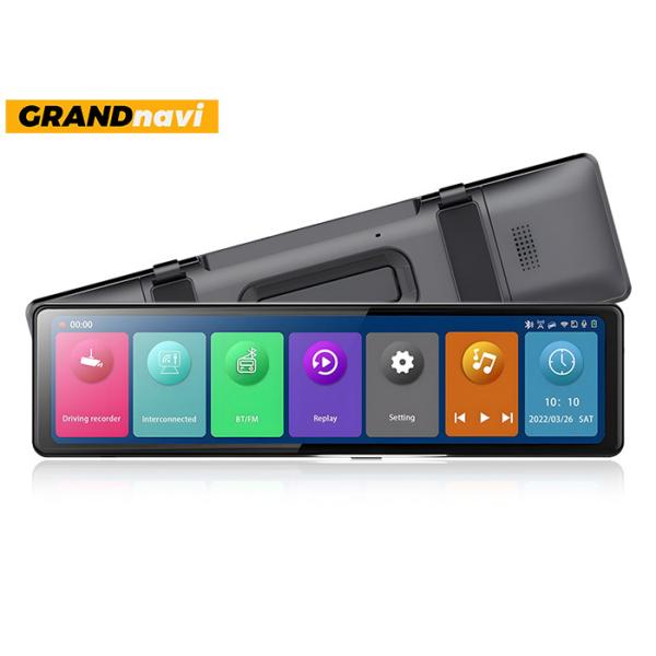 4K Car Dash Cam Передняя и задняя 2560 * 1440P Задняя камера зеркала 3 камеры