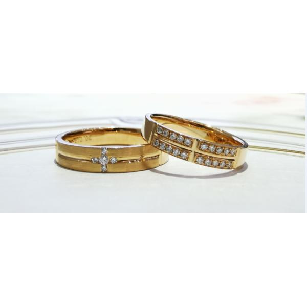 Polished Innerwall Personalized Couple Rings