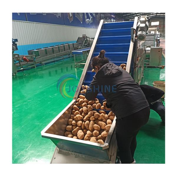 Máquina para fazer batatas fritas para produção totalmente automática de batatas fritas congeladas
