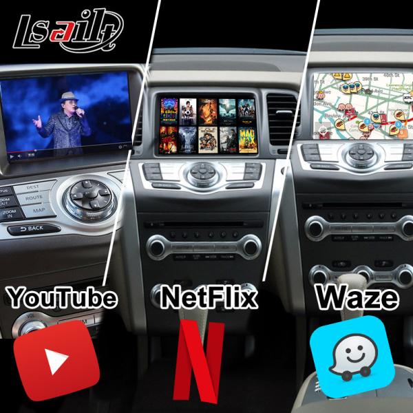 Lsailt 8G CarPlay/Android Multimedia Interface para Nissan Murano, Quest, Patrol Infiniti QX com NetFlix, Google Map