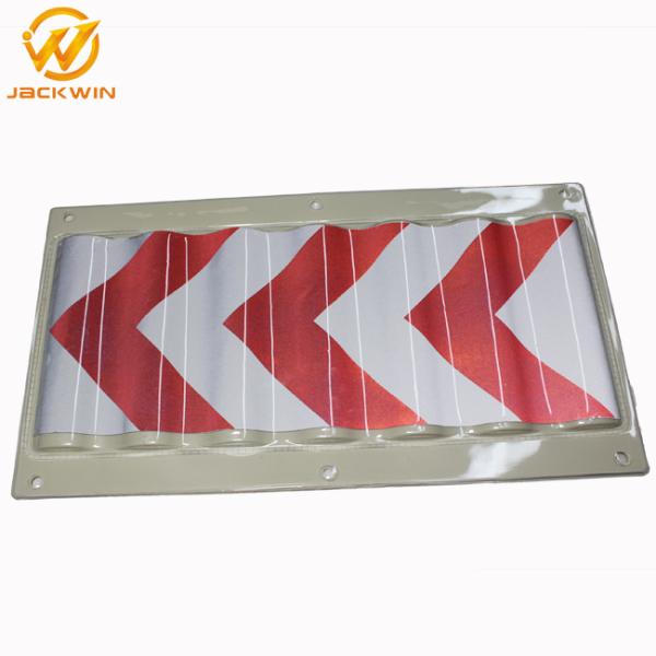 Dustproof Plastic Yellow / Blue Delineator Sign Sheet For Tunnel Road Construction